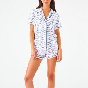 Roller Rabbit Blue Heart Short sleeve PJs
